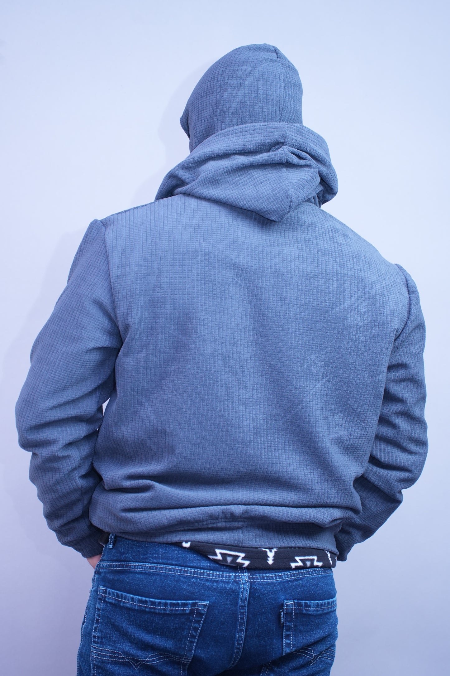 Balaclava Phantom Cowl Cornflower Blue Hoodie