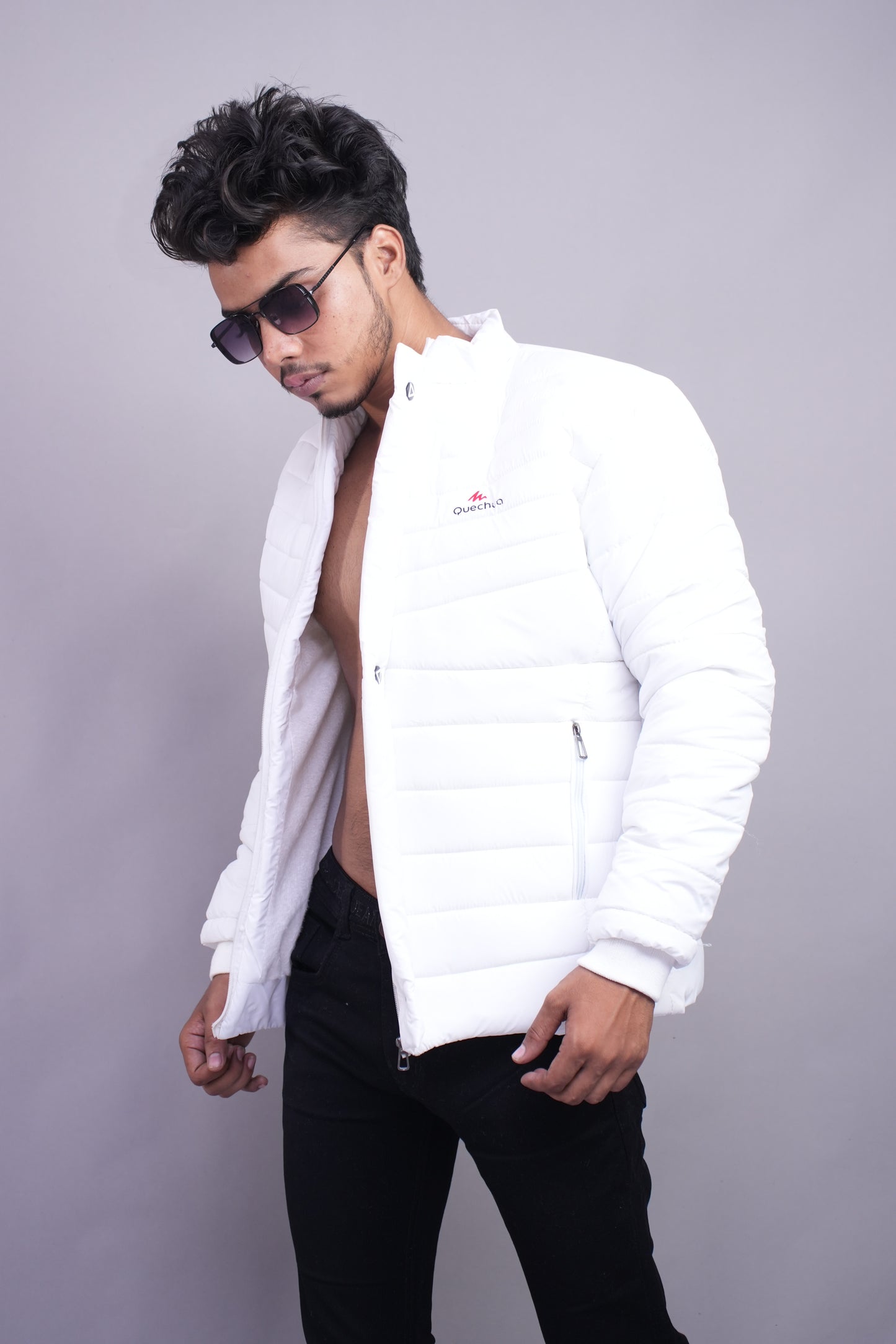 Arctic White Puffer Jacket