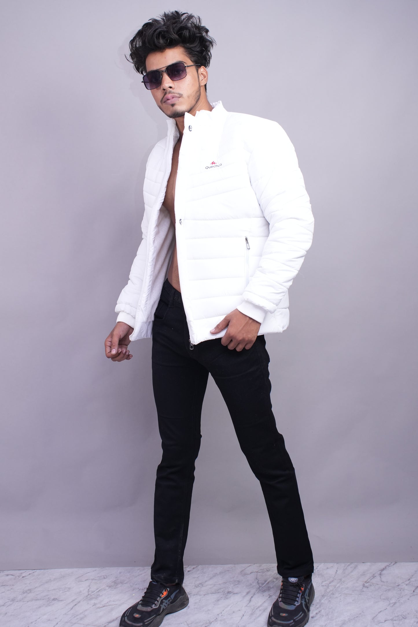 Arctic White Puffer Jacket