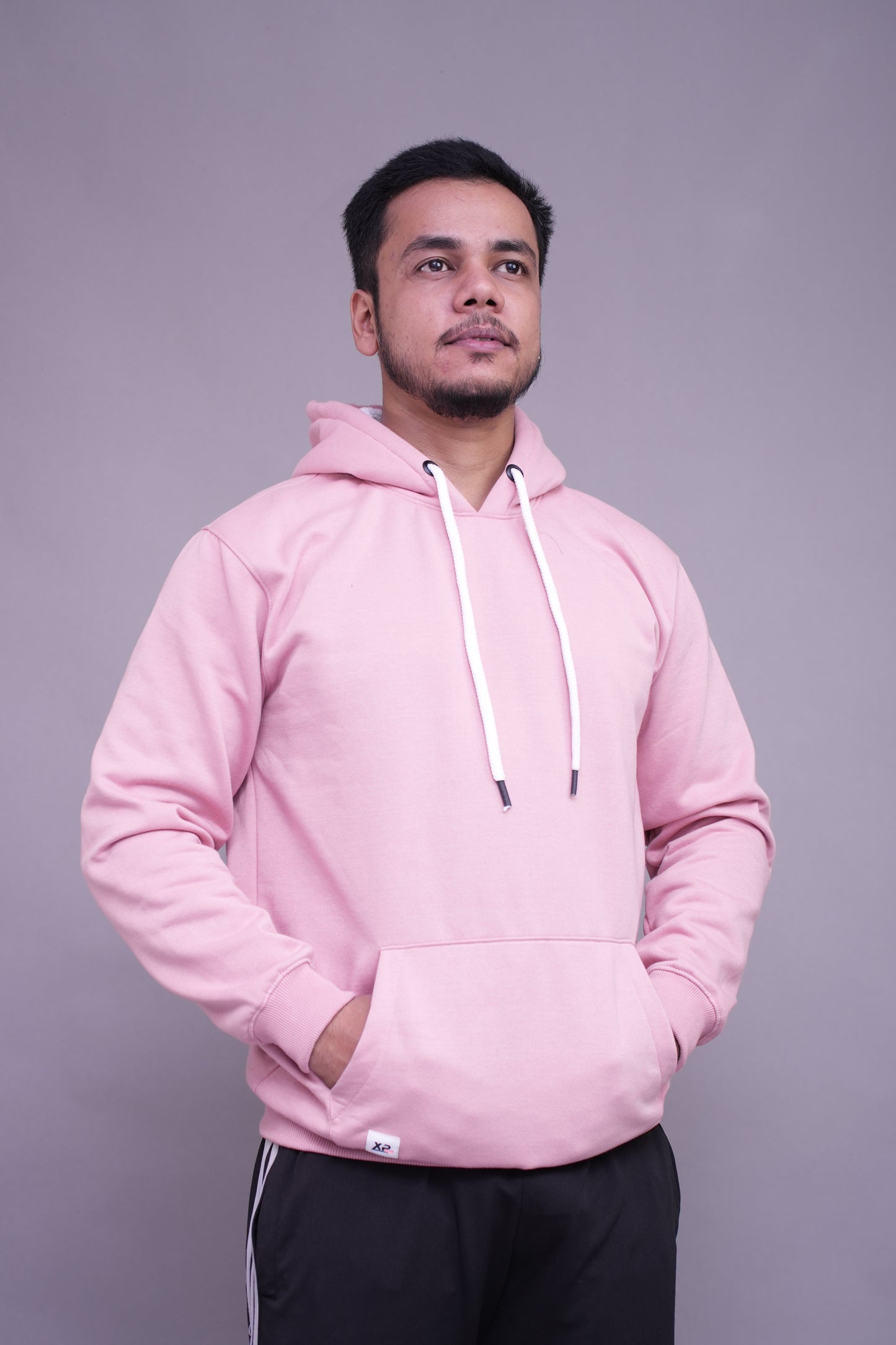 Relaxed Fit Baby Pink Hoodie