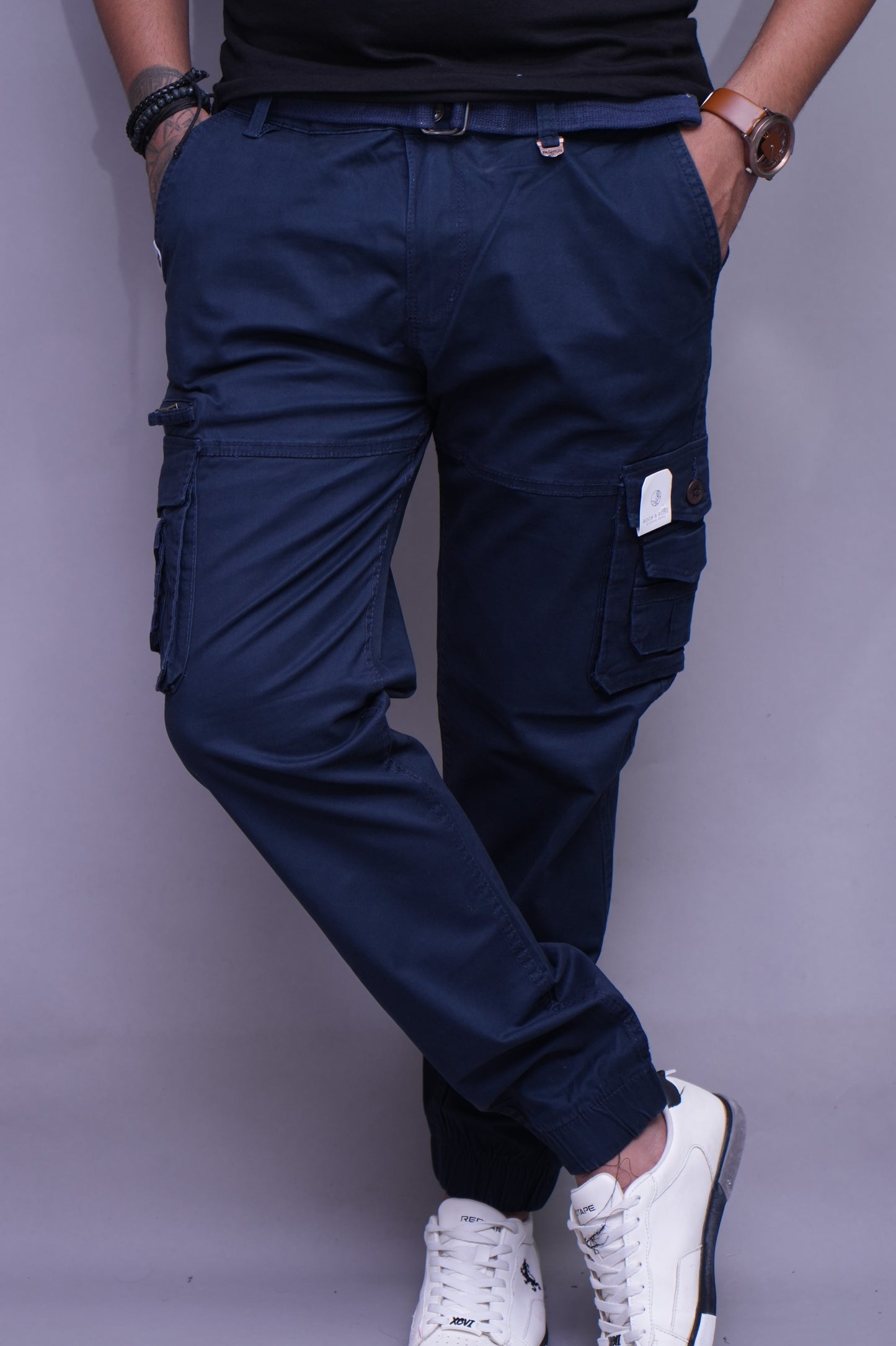 Navy Relaxed Fit Joggers