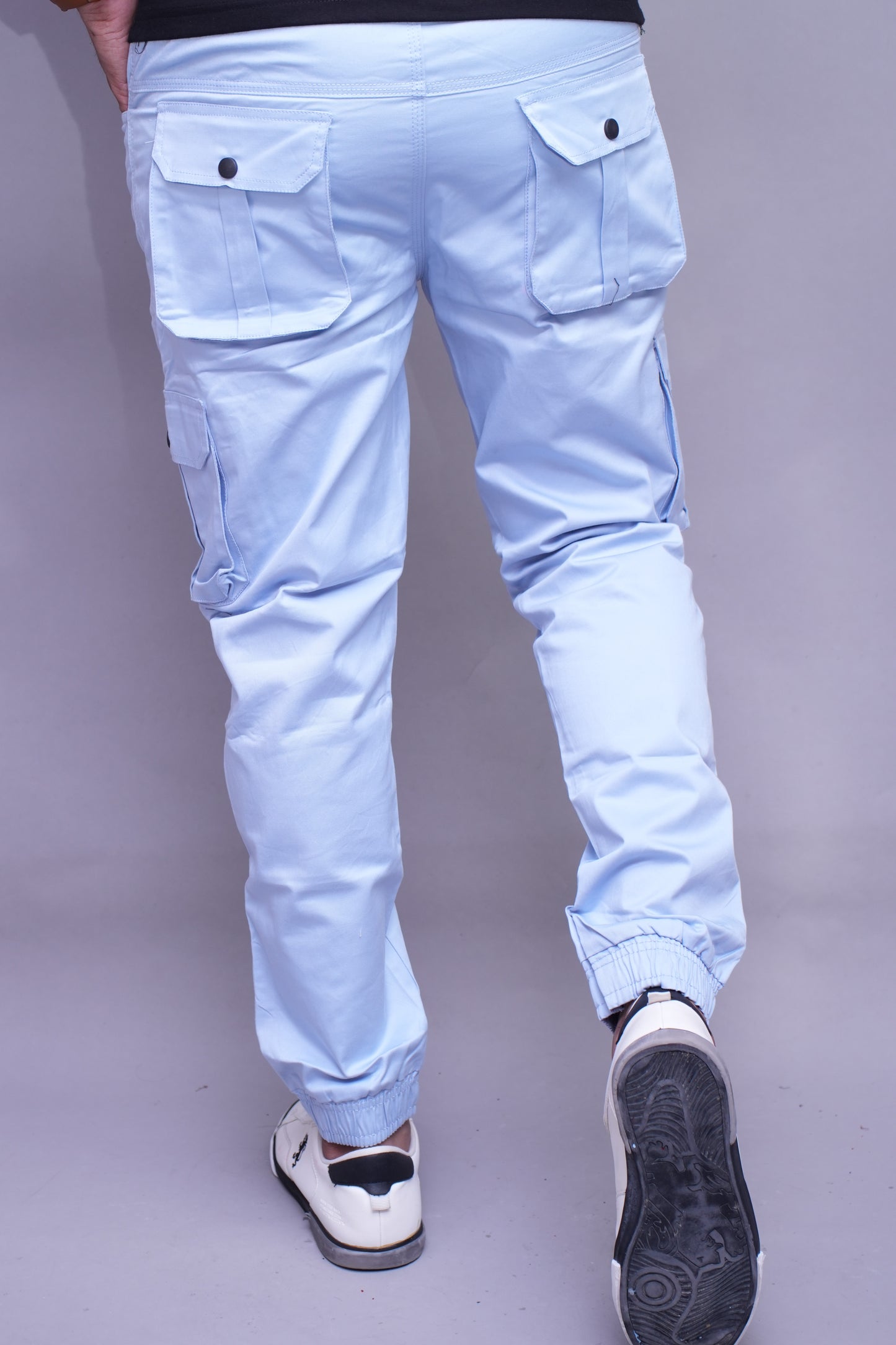 Sky blue Relaxed Fit Joggers